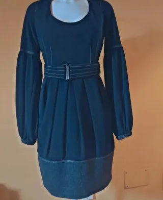 Vestido Vintage minimalists Adolfo Dominguez Negro