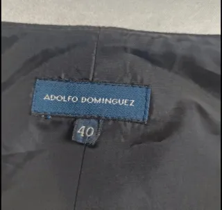 Vestido Vintage minimalists Adolfo Dominguez Negro