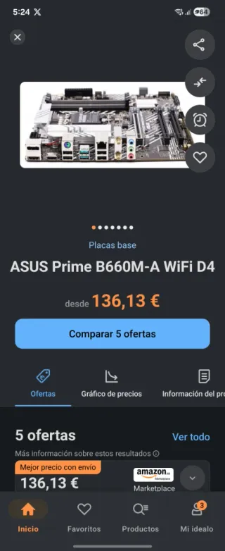 Placa Base ASUS PRIME B660M-A WIFI D4