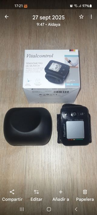 Tensiometro Vitalcontrol de Muñeca