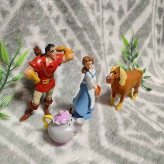 ♥️ La Bella y la Bestia ♥️ figuras Disney