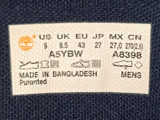 Timberland Winsor Park PT OX Negro