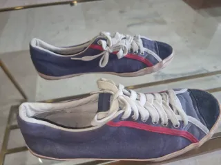 Zapatillas El Ganso Azul y Rojo