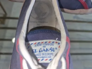 Zapatillas El Ganso Azul y Rojo