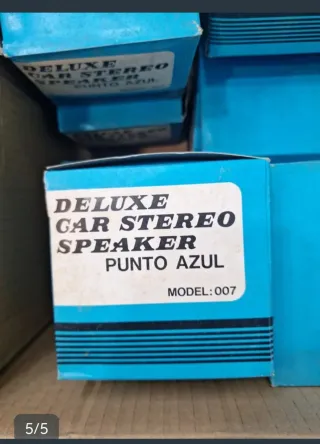 Altavoces DELUXE Car Stereo Punto Azul