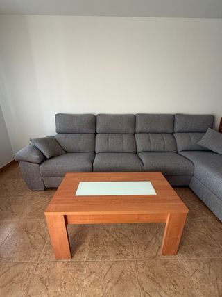 Mueble TV salón-comedor+mesa de centro elevable