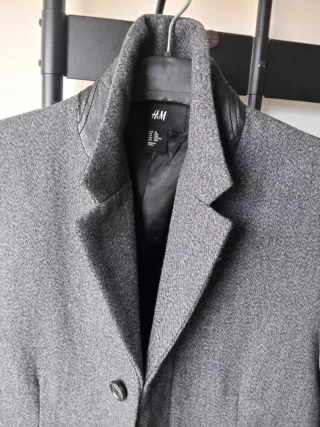 Cappotto Lana H&M Grigio Uomo M
