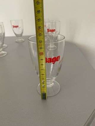 6 Bicchieri in Vetro vintage