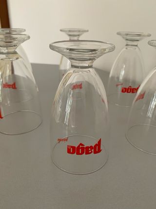 6 Bicchieri in Vetro vintage