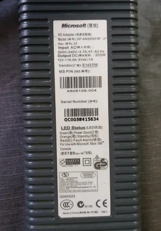 Cavo Xbox 360 Microsoft