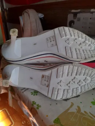 Botas estilo Converse tacón 38