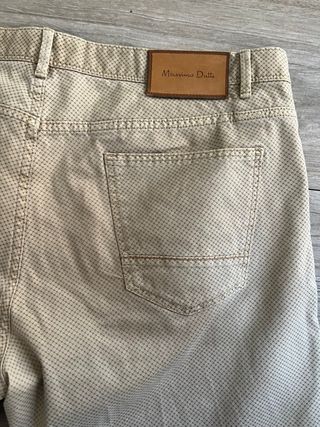 Pantalón Massimo Dutti Beige Hombre y Pantalon Man