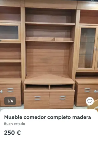Mueble Comedor Madera Cerezo