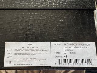 Zapatillas Philipp Plein Negras y Blancas