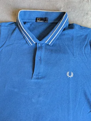 Polo Fred Perry Azul Talla XL