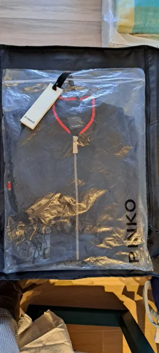 Giubbino felpa PINKO donna nero/rosso