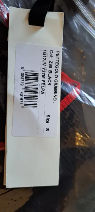 Giubbino felpa PINKO donna nero/rosso