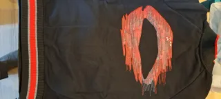 Giubbino felpa PINKO donna nero/rosso