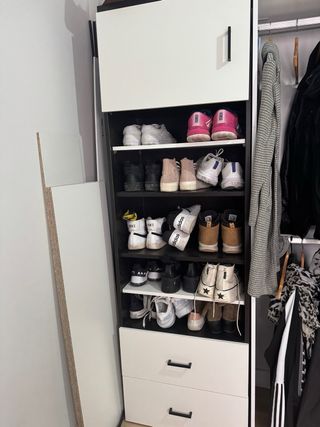 Módulo Armario Almacenaje Blanco y Negro