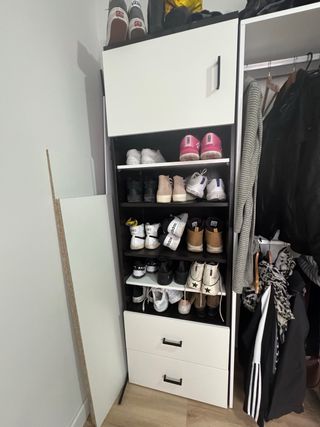 Módulo Armario Almacenaje Blanco y Negro