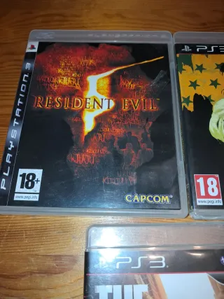 Lote 3 juegos PS3: Resident Evil, Red Dead Redempt