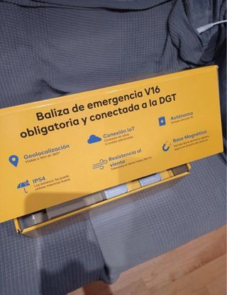 Baliza emergencia V16 con geolocalización