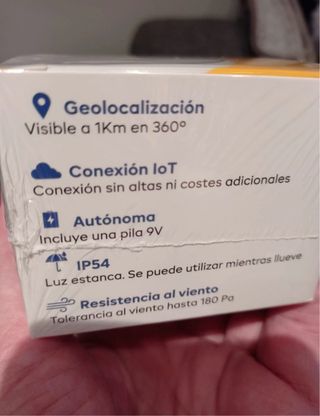 Baliza emergencia V16 con geolocalización