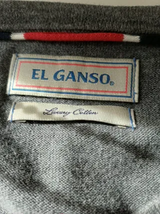 Jersey El Ganso Hombre Talla M Gris