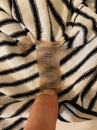 Maglia Calvin Klein a righe bianche e nere