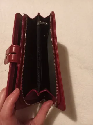 Monedero grande Misako rojo