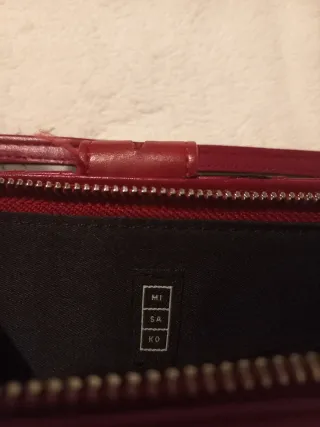 Monedero grande Misako rojo