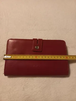 Monedero grande Misako rojo