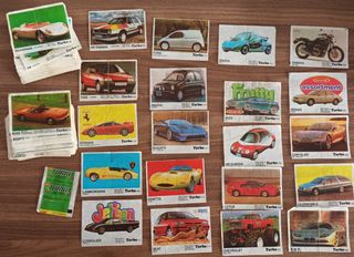 Colección cromos chicles Turbo años 90