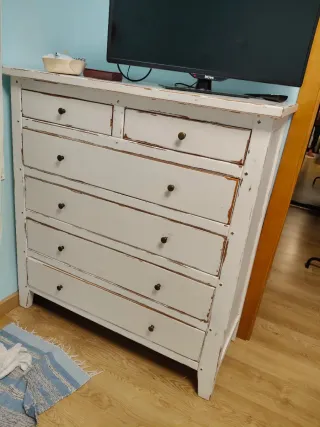 Urge CONJUNTO DORMITORIO MUEBLES  IKEA PINTADOS A
