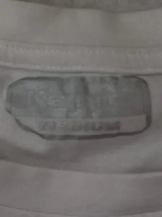 T-shirt Kappa bianca uomo cotone