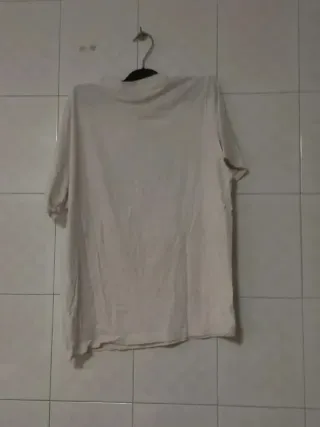 T-shirt Kappa bianca uomo cotone