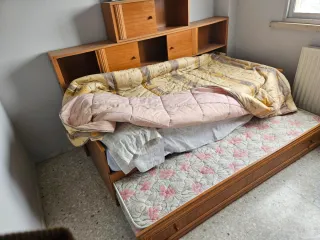 Cama nido con almacenamiento