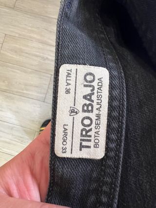 Pantalón vaquero negro hombre