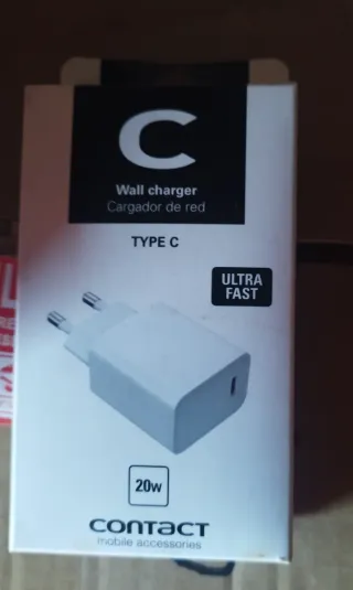 Cargador CONTACT Tipo C 20W Ultra Rápido