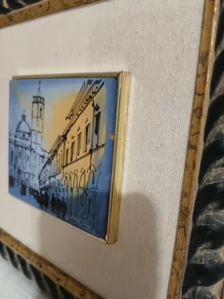 Quadro ceramica dipinta a mano