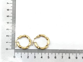 argollas oro 18k