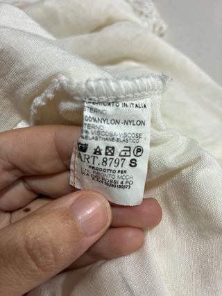 Vestido blanco de encaje