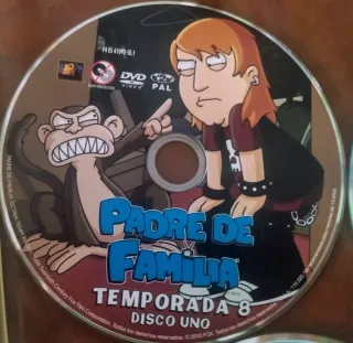 3 DVDs Originales Padre de Familia