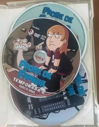 3 DVDs Originales Padre de Familia