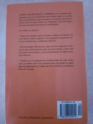 Todos los estudios y carreras