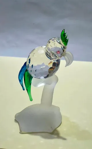 Pappagallo in cristallo Swarovski