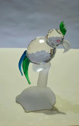 Pappagallo in cristallo Swarovski