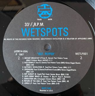 White Flag Sgt. Pepper LP Punk Rock