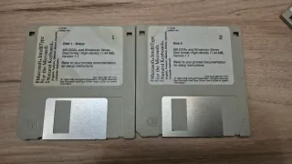 Disquetes 3.5" Logitech, Microsoft, Canon