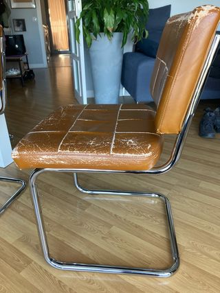 4 Sillas Comedor Diseño vintage tipo Cesca